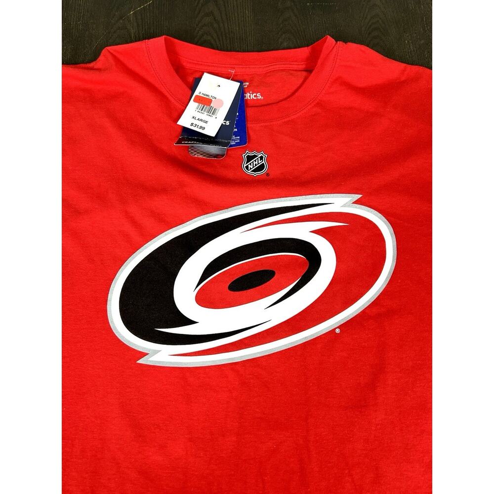 Brand New Fanatics NHL Carolina Hurricanes Men's XL Dougie Hamilton #19 NWT - Picture 2 of 9